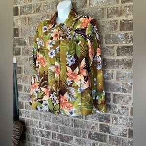 Allison Daley size 14 Bright Spring Floral Jacket